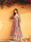 Sayuri Rani Nx Chinon Silk Designer Gown With Dupatta Collection